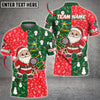 Maxcorners Darts Santa Xmas Personalized Name, Team Name 3D Shirt (3 colors)