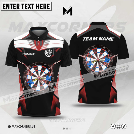 Maxcorners Darts Sport Jersey Style Color Options Custom Name, Team Name  3D Shirt
