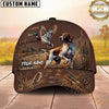 Maxcorners German Shorthaired Pointer Mallard Duck Hunting Field Personalized Name Unisex 3D Cap