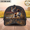 Maxcorners German Shorthaired Pointer Mallard Duck Hunting Field Personalized Name Unisex 3D Cap