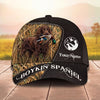 Maxcorners Waterfowl Hunter Dog Mallard Duck Camo Personalized Name Unisex 3D Cap