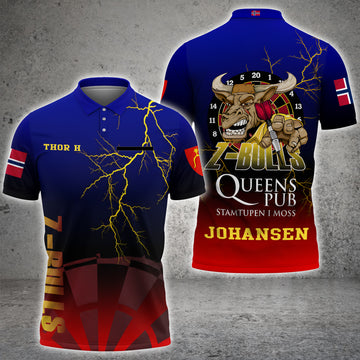 Maxcorners Darts 3D Unisex Shirt For Thor Johansen
