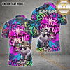 Maxcorners Never Give Up Golfer Personalized Name 3D Shirt (4 Color)