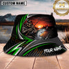 Maxcorners Fishing Skull Angler Sunset Personalized 3D Bucket Hat (12 Fish Species)