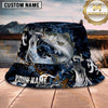 Maxcorners Fishing Tribal Splash Lure Personalized 3D Bucket Hat (12 Fish Species)