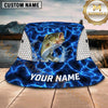 Maxcorners Fishing Electric Water Glow Personalized 3D Bucket Hat (12 Fish Species)