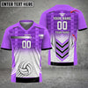 Maxcorners Volleyball  Color Options Custom Name V-neck T-Shirt