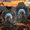 Maxcorners Moonlit Retriever Duck Hunting Personalized Name 3D Hoodie (8 Hunting Dog Options)