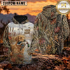Maxcorners Autumn Marsh Retriever Duck Hunting Personalized Name 3D Hoodie (8 Hunting Dog Options)