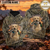 Maxcorners Realistic Retriever Portrait Duck Hunting Personalized Name 3D Hoodie (8 Hunting Dog Options)