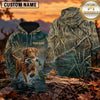 Maxcorners Deep Water Retriever Duck Hunting Personalized Name 3D Hoodie (8 Hunting Dog Options)