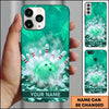Maxcorners Bowling Phone Case Frost Ice Ball Pins Strike Smoke Camouflage Camo Pattern Shards Personalized Name Multi Options Cover (7 Colors)