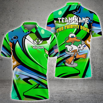 Maxcorners Darts Striking Look Multicolor Options Personalized Name, Team Name 3D Shirt KH