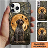 Maxcorners Golden Moonlight Retriever Duck Hunting Multiple Dog Breeds Personalized Name Phone Case