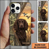 Maxcorners Sunset Retriever Portrait Duck Hunting Multiple Dog Breeds Personalized Name Phone Case
