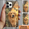 Maxcorners Sunset Retriever Portrait Duck Hunting Multiple Dog Breeds Personalized Name Phone Case