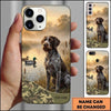 Maxcorners Lakeside Retriever Sunset Duck Hunting Multiple Dog Breeds Personalized Name Phone Case
