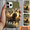 Maxcorners Action Retriever Duck Chase Duck Hunting Multiple Dog Breeds Personalized Name Phone Case