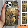 Maxcorners Woodland Mallard Retrieval Duck Hunting Multiple Dog Breeds Personalized Name Phone Case