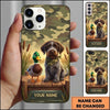 Maxcorners Cute Retriever Duck Companion Duck Hunting Multiple Dog Breeds Personalized Name Phone Case