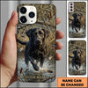 Maxcorners Water Splash Duck Retriever Duck Hunting Multiple Dog Breeds Personalized Name Phone Case