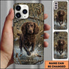 Maxcorners Water Splash Duck Retriever Duck Hunting Multiple Dog Breeds Personalized Name Phone Case