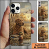 Maxcorners Autumn Duck Hunting Companion Duck Hunting Multiple Dog Breeds Personalized Name Phone Case
