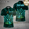 Maxcorners Bowling Neon Evil Ball Glow Effect Multioptions Personalized Name, Team Name Unisex 3D Shirt (4 Colors)