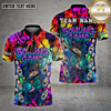 Maxcorners Bowling Shirt Cartoon Wolf vs Angry Pins Multioptions Personalized Name, Team Name Unisex 3D Shirt (4 Colors)