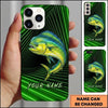 Maxcorners Fishing Phone Case Realistic Fish Artwork Custom Name Phone Case