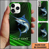 Maxcorners Fishing Phone Case Realistic Fish Artwork Custom Name Phone Case
