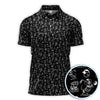 Maxcorners Dachshund Pattern Golf Shirt for Men, Funny Christmas Golf Polos, Golf Gift For Men