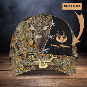 Maxcorners Deer Hunting 2 Classic Personalized Cap