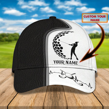 Maxcorners Personalized Full Printed Baseball Cap Hat For Golfer Woman, Golfer Girl Hats, Custom Cap For Golf Woman LM0402