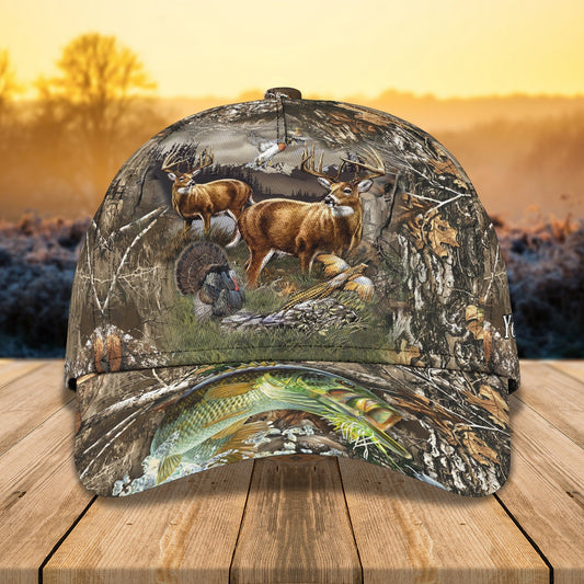 Maxcorners 3D Classic Cap Hunting 05 Personalized Name Cap LM0402