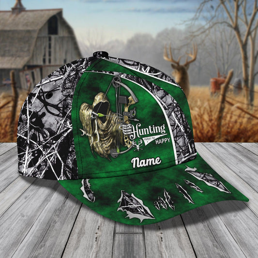 Maxcorners 3D Classic Cap Bowhunting Personalized Name Cap LM0402