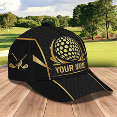 Maxcorners 3D Classic Cap Golf Cap03 Personalized Name Cap LM0402