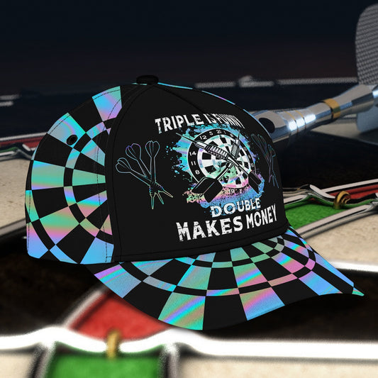 Maxcorners 3D Classic Cap Darts Holo Ct Personalized Name Cap LM0402