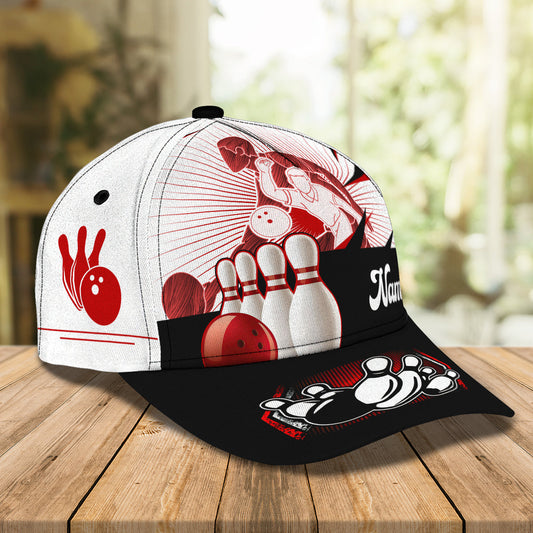 Maxcorners 3D Classic Cap Bowling Personalized Name Cap 97 LM0402
