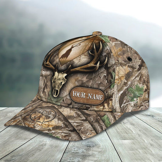 Maxcorners 3D Classic Cap Hunting Personalized Name Cap LM0402
