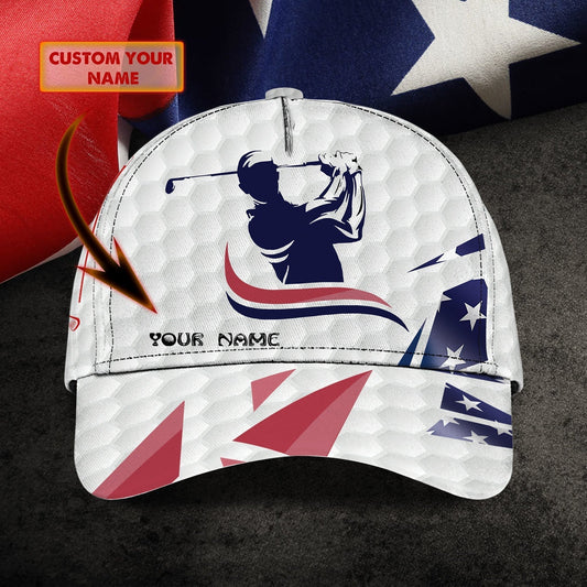 Maxcorners Customized 3D All Over Print Classic Cap Hat For Golfer, Golf Cap For Men And Women LM0402