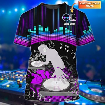 Maxcorners DJ Personalized 3D All Over Printed Shirt