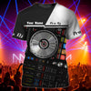 Maxcorners DJ Pro Personalized 3D All Over Printed Shirt