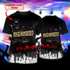 Maxcorners DJ Nightmood Personalized 3D All Over Printed Shirt