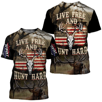 MAXCORNERS LIVE FREE AND HUNT HARD DEER HUNTING HM