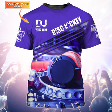 Maxcorners DJ P Personalized 3D All Over Printed Shirt