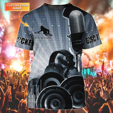 Maxcorners DJ Personalized 3D All Over Printed Shirt