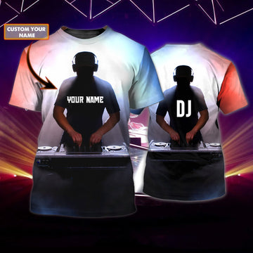 Maxcorners DJ Personalized 3D All Over Printed Shirt