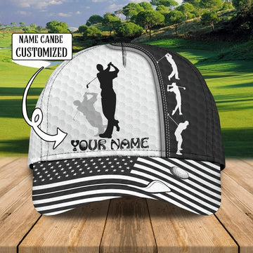 Maxcorners Custom 3D All Over Print Caps For Dad Golfer, Father Day Gift For Golfer, Golf Dad Gifts, Golf Daddy LM0402