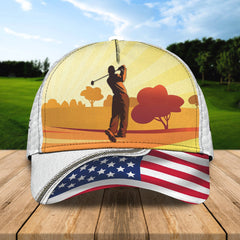 Maxcorners 3D Classic Cap Golf Personalized Name Cap LM0402